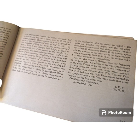 Spoken German 1944 Holt Spoken Language Series Vintage Words Phrases Pronounce - Picture 4 of 5